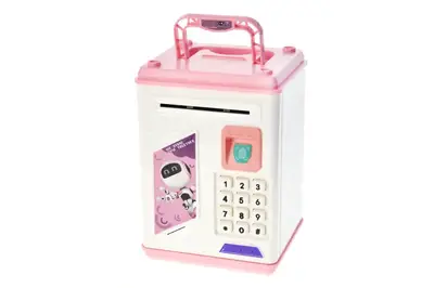 Скарбничка-сейф музика, світло, пароль, імітація відбитка 19,5*14*13см B21 купити