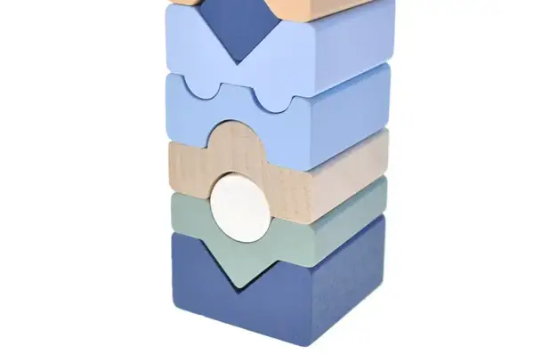 Дерев'яна іграшка "Пірамідка LD-21/Tower LD-21" 16082 CUBIKA купити недорого в Україні, фото 5