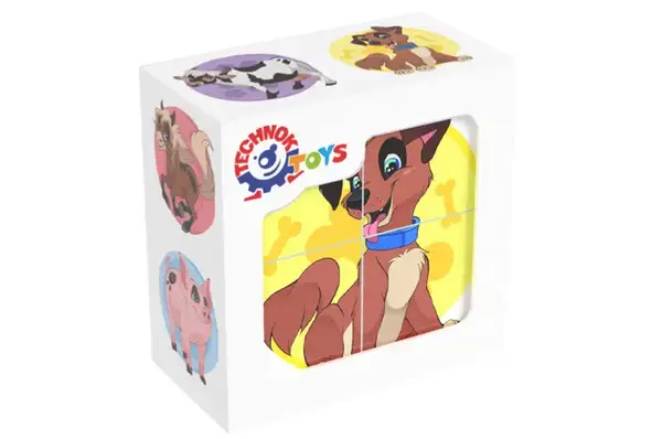 Набір кубиків 1837 "Свійські тварини" ТЕХНОК купити