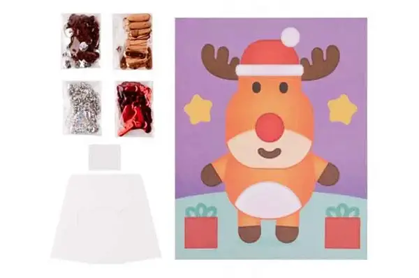 Набір для творчості "Оленятко" 954536, аплікація фігурними паєтками 1Вересня купити недорого в Україні, фото 3