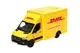 Модель легкова KT5475W MERCEDES-BENZ Sprinter (DHL Edition)5''металева, інерц., відкр.двері, в коробці купити недорого в Україні, фото 66265