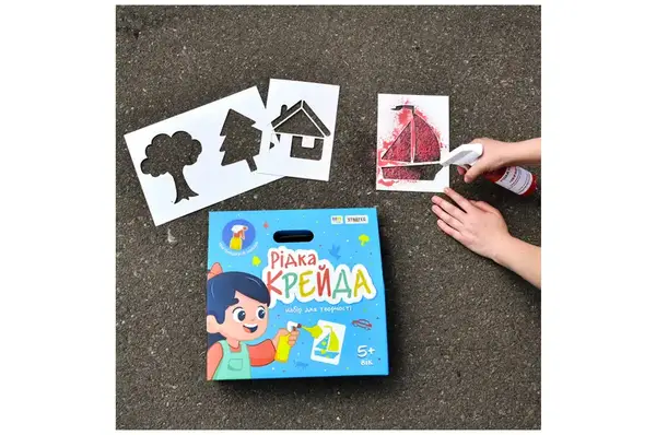 Набір для творчості "Рідка крейда" 30925 STRATEG купити недорого в Україні, фото 5