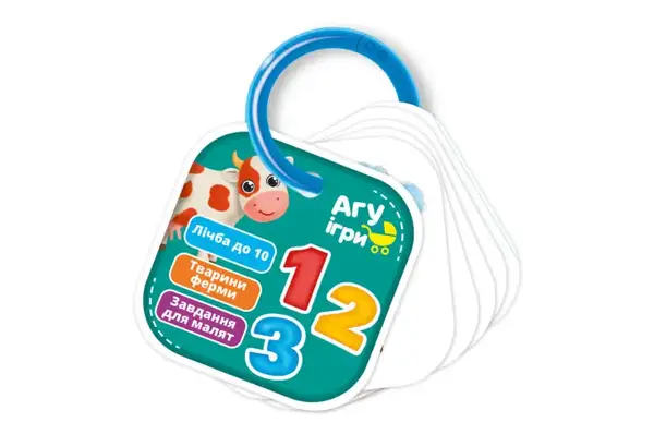 Картки на кільці "Лічба. Ферма" VT2000-04 VladiToys купити