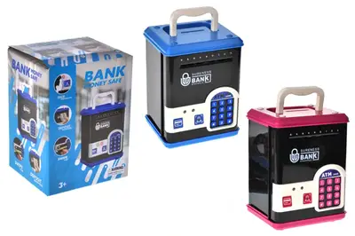 Скарбничка-сейф WF-3015H музика, світло, пароль, імітація відбитка р.18,6x12,9x15 см YG Toys купити