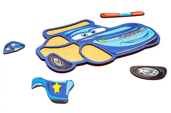 Пазл-складалка Puz- 22966 "Поліцейська машинка" PuzzleOk купити недорого в Україні, фото 2