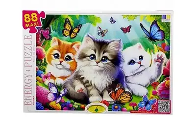 Пазл 88 елем. "Котики" КФІ купити
