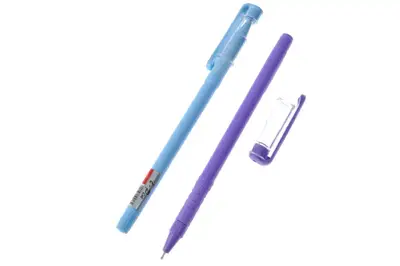 Ручка I-Pen кулькова 12шт. синя, пастельний корпус Radius купити