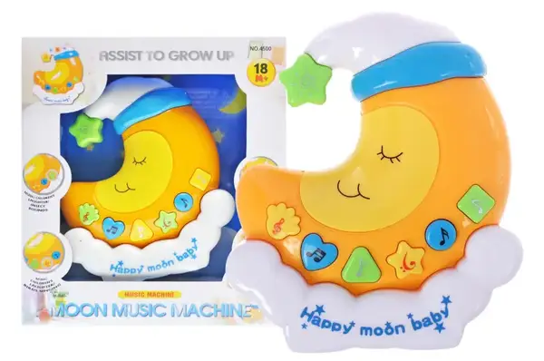 Нічник "Місяць" музичний, зі світлом, в коробці 4500 р.22,5*6*20,5см купити