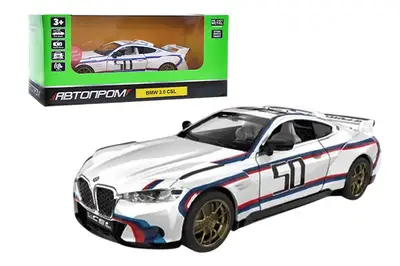 Машина металева АВТОПРОМ 68732A 1:34 "BMW 3.0 CSL" батарейка, світло, звук, відкр.двері, короб.18 * 9 * 8 см Машина металева АВТОПРОМ 68732A 1:34 "BMW 3.0 CSL" батарейка, світло, звук, відкр.двері, короб.18 * 9 * 8 см купити