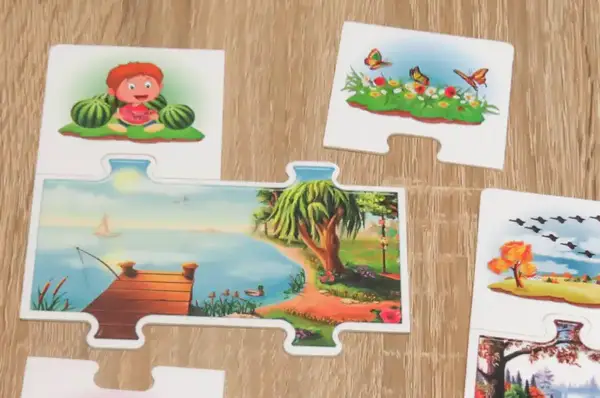 Розвиваючі пазли "Пори року" в коробці ARTOS купити недорого в Україні, фото 3