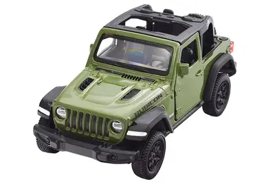 Автомодель - JEEP WRANGLER RUBICON 2021 (зелений) 250339U в коробці TechnoDrive купити