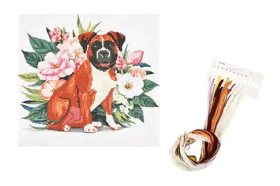 Вишивка хрестиком "Вірний друг" р.30*30см AX-303 STRATEG купити