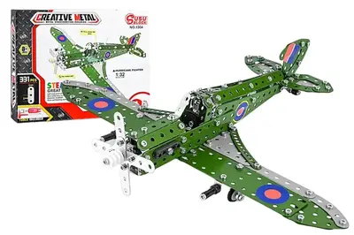 Конструктор металевий "Військовий літак" 331дет 1304 р.31*24*4,5см купити