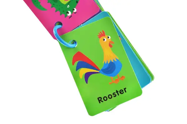 Картки на кільці VT5000-15 "Англійська. Світ тварин" VladiToys купити недорого в Україні, фото 3