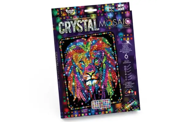 Набір для творчості CRM-01-01,02,03,04...10 "CRYSTAL MOSAIC" DANKO купити недорого в Україні, фото 11