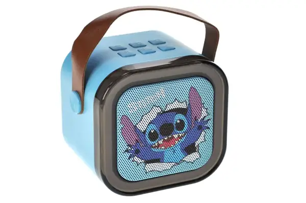 Караоке з 2 мікрофонами Стіч Stitch! блутуз колонка на акумуляторі,слот для карти пам'яті,13x7x14см купити недорого в Україні, фото 3