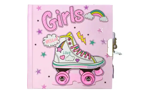 Блокнот MALEVARO Дівчачі мрії на замочку 482302-U р.13,5*13,5см, 60 арк, 70 г/м², лінійка купити