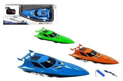 Катер на радіокеруванні 911-722A швидкісний, акумулятор, USB, 3 кольори, кор.40x17x23см купити