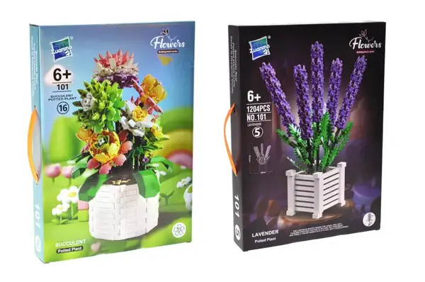 Конструктор 101 "Квіти" 1204 деталей, коробка р.29x6x41см купити