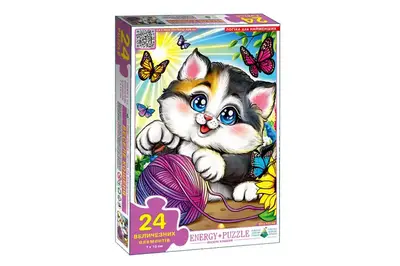 Пазл 24 елем. "Веселе кошеня" КФІ купити