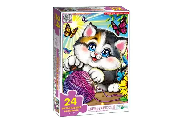 Пазл 24 елем. "Веселе кошеня" КФІ купити