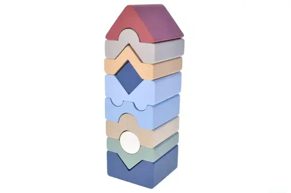 Дерев'яна іграшка "Пірамідка LD-21/Tower LD-21" 16082 CUBIKA купити недорого в Україні, фото 7