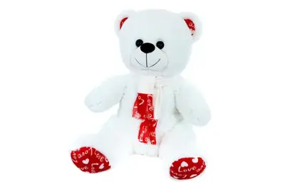 Ведмедик В147/4 білий 90 см VikNat купити