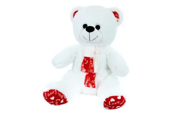 Ведмедик В147/4 білий 90 см VikNat купити