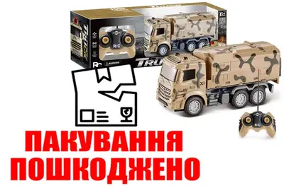 OUTLET Вантажівка військова на радіокеруванні, акумулятор, в коробці DH666-9E р.25*8*13см OUTLET Вантажівка військова на радіокеруванні, акумулятор, в коробці DH666-9E р.25*8*13см купити