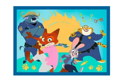 Пазли - 4в1 - 34677 "Зоотрополіс" Trefl купити