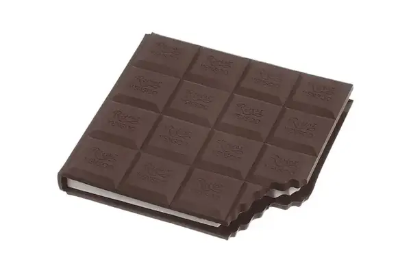 Блокнот ZB.12470-19 CHOCOLATE, 100х87мм, 80 аркушів, нелінований, ароматизована Soft touch обкладинка ZiBi купити недорого в Україні, фото 4