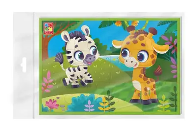 Пазли фомові "Зебра та жираф" VT1104-21 VladiToys купити