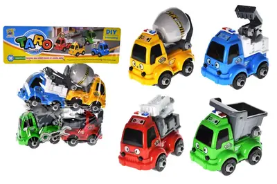 Набір машин конструкторів 666-35 в кульку 4 шт. р.32х9х29 см YG Toys купити