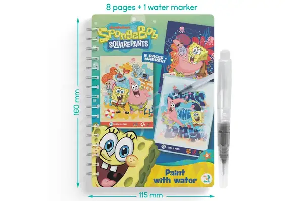 Набір водних розмальовок 200642 "Малюй водою: SpongeBob" DoDo купити недорого в Україні, фото 5