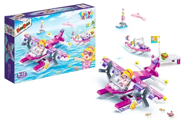 Конструктор "Модний пляж" 6132 (172 елм.) Літак та катер / Banbao купити