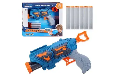 Бластер з поролоновими патронами в коробці FJ7812 р.33,5*5,5*24см купити