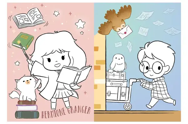 Розмальовка LCB41 WB Harry Potter: Гаррі та Гоґвортс зі стікерами IDEYKA купити недорого в Україні, фото 3