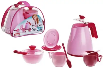 Набір посуду "Cooking Set" 15предметів рожевий 1733 Юніка купити