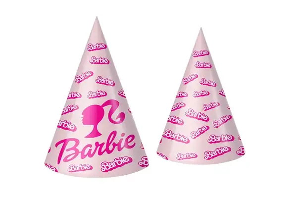 Ковпачок паперовий 12817 "Barbie" рожевий 10шт. купити