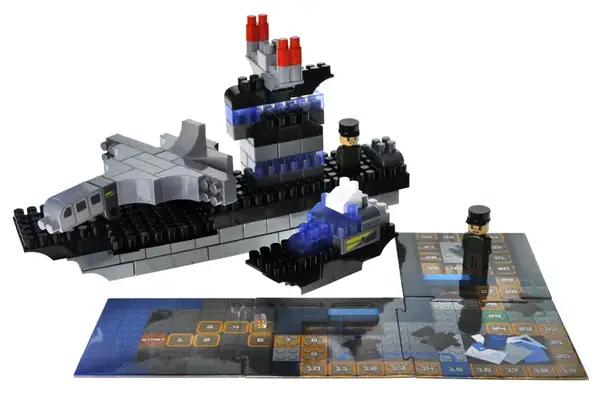 Конструктор блочний QB300-205 "Block&Steps: Морська Місія" + ходилка і меморі гра 3в1, 124дет. qbee купити недорого в Україні, фото 6