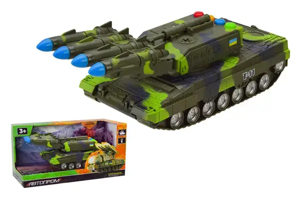 Військова техніка "Автопром" AP9901B, на батарейках. в коробці р. 31*15,5*12,5см купити