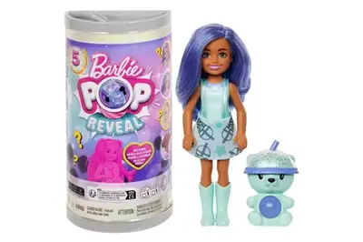 Лялька Челсі та друзі "Pop Reveal" серії "Круті Бабл-ті" Barbie (сюрприз) HRK63 купити