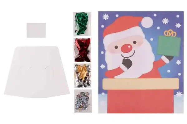 Набір для творчості "Санта" 954535, аплікація фігурними паєтками 1Вересня купити недорого в Україні, фото 3