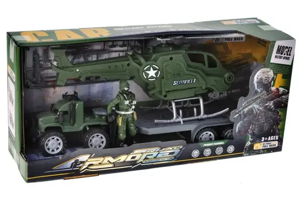 Машина 4-2 військова з набором, в коробці р.39,5x11,5x17,5 см YG Toys купити