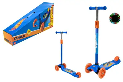 Самокат дитячий 4-х колісний Hot Wheels BH2617 MAXI, колеса PU світяться купити