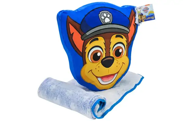 М'яка подушка з пледом KH70/001L Paw Patrol р. 38x41x7см плед, р.118x80см Kids Hits купити недорого в Україні, фото 2