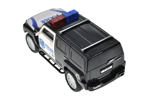 Машина "Поліція" на батарейках озвучена, зі світлом, в коробці JYD1193A р.22*10*10,5см купити недорого в Україні, фото 5