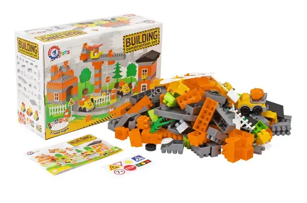 Конструктор блочний 9994 "Будмайданчик” 170 дет. в коробці ТЕХНОК купити недорого в Україні, фото 3