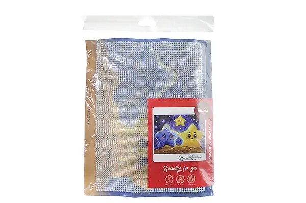 Набір з алмазною мозаїкою б/п "Закохані зірки" з AB стразами AMM1018 15х20см IDEYKA купити