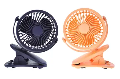 Вентилятор портативний бездротовий з кріпленням, акумулятор, USB кабель, в коробці AA26-17 купити